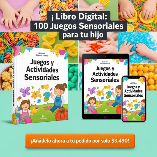 🔥 ¡SÍ, QUIERO EL LIBRO 100 JUEGOS SENSORIALES, Y COMPLETAR MI KIT!